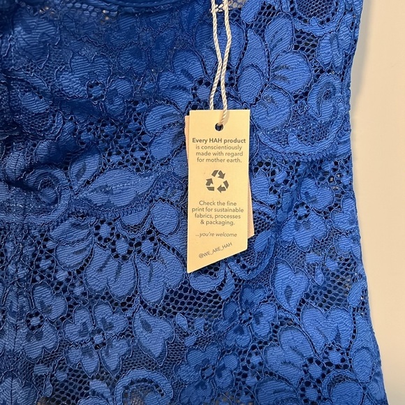 HAH Bust a Move Bustier True Blue Extra Small XS New NWT - Picture 5 of 9